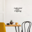 Vinyl Wall Art Decal - Cafecito Con Chisme / Coffee And Gossip - 8" x 13" - Trendy Funny Mexican Joke Quote Sticker For Living Room Office Storefront Coffee Shop Restaurant Spanish Decor 2