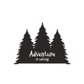 Vinyl Wall Art Decal - Adventure Is Calling - Trendy Inspirational Quote Mountain Design Sticker For Children Bedroom Home Baby Nursery Daycare Kids Room Decor 1