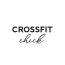 Vinyl Wall Art Decal - CrossFit Chick - 12. Trendy Motivating Positive Healthy Quote Kettlebell Design Sticker For Workout Room Yoga CrossFit Center Gym Fitness Lifestyle Decor 1