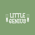 Vinyl Wall Art Decal - Little Genius - 11" x 25" - Trendy Fun Motivational Good Vibes Quote Sticker Home Study Room Playroom School Classroom Chemistry Lab Library Office Decor 1