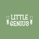 Vinyl Wall Art Decal - Little Genius - 11" x 25" - Trendy Fun Motivational Good Vibes Quote Sticker Home Study Room Playroom School Classroom Chemistry Lab Library Office Decor 1