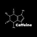 Vinyl Wall Art Decal - Caffeine Formula - 9.5" x 13" - Trendy Fun Cool Chemistry Element Design Sticker For Home Living Room Kitchen Office School Coffee Shop Restaurant Storefront Decor 1
