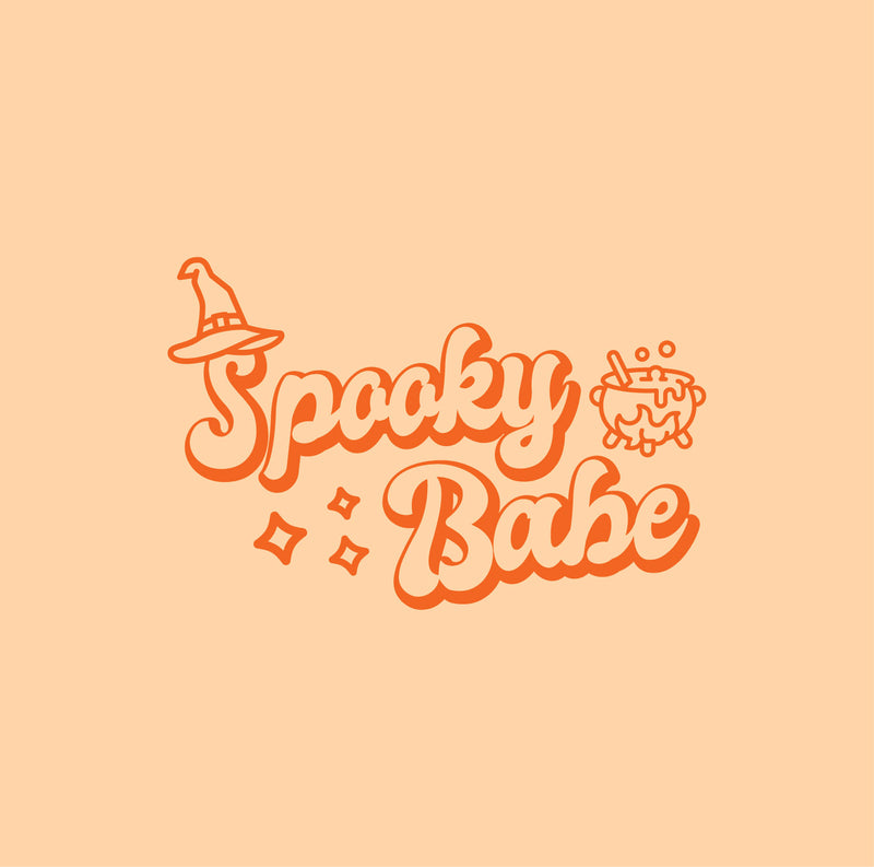 Vinyl Wall Art Decal - Spooky Babe - 16" x 25" -Seasonal Movie Props Trendy Funny Halloween Sticker For School Classroom Entryway Living Room Storefront Coffee Shop Spooky Decor 1