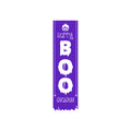 Vinyl Wall Art Decal - Happy Boo Season - 54.5" x 15" -Seasonal Movie Props Trendy Funny Halloween Sticker For School Classroom Entryway Living Room Storefront Coffee Shop Spooky Decor 1