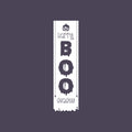 Vinyl Wall Art Decal - Happy Boo Season - 54.5" x 15" -Seasonal Movie Props Trendy Funny Halloween Sticker For School Classroom Entryway Living Room Storefront Coffee Shop Spooky Decor 1