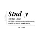 Vinyl Wall Art Decal - Stud ? Y - 8" x 16" - Trendy Funny Motivational Good Vibes Quote Sticker Home Living Room Study Room Playroom School Classroom Library Office Decor 4