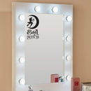 Vinyl Wall Art Decal - Bad Witch - Trendy Cool Funny Halloween Quote Sticker For Office Laptops Mugs Thermos Notebooks Home Windows Doors Storefront Spooky Decor 3