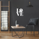 Vinyl Wall Art Decal - Love Paws - 11" x 12" - Cute Paw Shape Pets Doggie Kitty Dogs Quote Sticker For Home Office Bedroom Living Room Dog Cat Lovers Decor 3