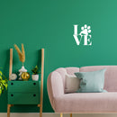 Vinyl Wall Art Decal - Love Paws - 11" x 12" - Cute Paw Shape Pets Doggie Kitty Dogs Quote Sticker For Home Office Bedroom Living Room Dog Cat Lovers Decor 2