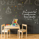 Vinyl Wall Art Decal - It Is A Miracle That Curiosity Survives Formal Education - 14" x 20" - Motivating Good Vibes Quote Sticker Study Room Playroom School Classroom Library Office Decor 3