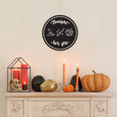 Vinyl Wall Art Decal - Tonight We Fly - 12" x 12" - Witch Pot Hat Broom Design Seasonal Halloween Quote Sticker For Entryway Storefront Office Living Room Scary Spooky Decor 3