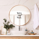 Vinyl Wall Art Decal - Watch Your Back - Seasonal Halloween Quote Sticker For Home Bathroom Mirror Office Entryway Living Room Scary Spooky Decor 2