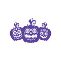 Vinyl Wall Art Decal - Pumpkins - 18" x 30" - Trendy Cool Funny Halloween Season Design Sticker For Home Family Room Windows Entry Hall Doors Storefront Coffee Shop School Spooky Decor 1