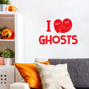 Vinyl Wall Art Decal - I Feel Ghost - 10" x 15" - Heart Design Seasonal Halloween Quote Sticker For Entryway Storefront Office Living Room Cute Spooky Decor 3