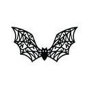 Vinyl Wall Art Decal - Bat Halloween - 28. Seasonal Cute Shape Horror Sticker For Entryway Storefront Office Living Room Window School Classroom Scary Spooky Decor 1