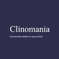 Vinyl Wall Art Decal - Clinomania - 15" x 40" - Trendy Inspirational Lovely Funny Quote Sticker For Home Bedroom Family Living Room Kids Toddlers Playroom Decor 1