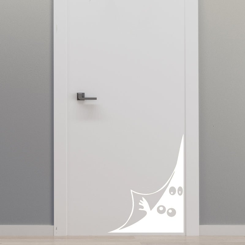 Vinyl Wall Art Decal - Little Monster Cartoon - 26" x 20" - Trendy Spooky Lovely Halloween Season Design Sticker For Home Windows Entry Doors Storefront Coffee Shop School Decor 2