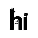 Vinyl Wall Art Decal - Hi Face - 14. Trendy Inspirational Educational Back to School Design Sticker For Classroom Kids Room Home Kindergarten Funny Playroom Preschool Decor 1