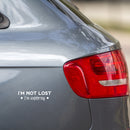 Vinyl Wall Art Decal - I'm Not Lost I'm Exploring - 2" x 6" - Modern Motivational Quote Sticker For Bedroom Mirror Notebooks Laptops Mugs Thermos Car Bumpers Windows Decor 3