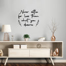 Vinyl Wall Art Decal - Never Settle For Less Than What You Deserve - 10.5" x 13" - Inspiring Positive Self Esteem Quote Sticker For Bedroom Classroom School Office Gym Fitness Decor 2