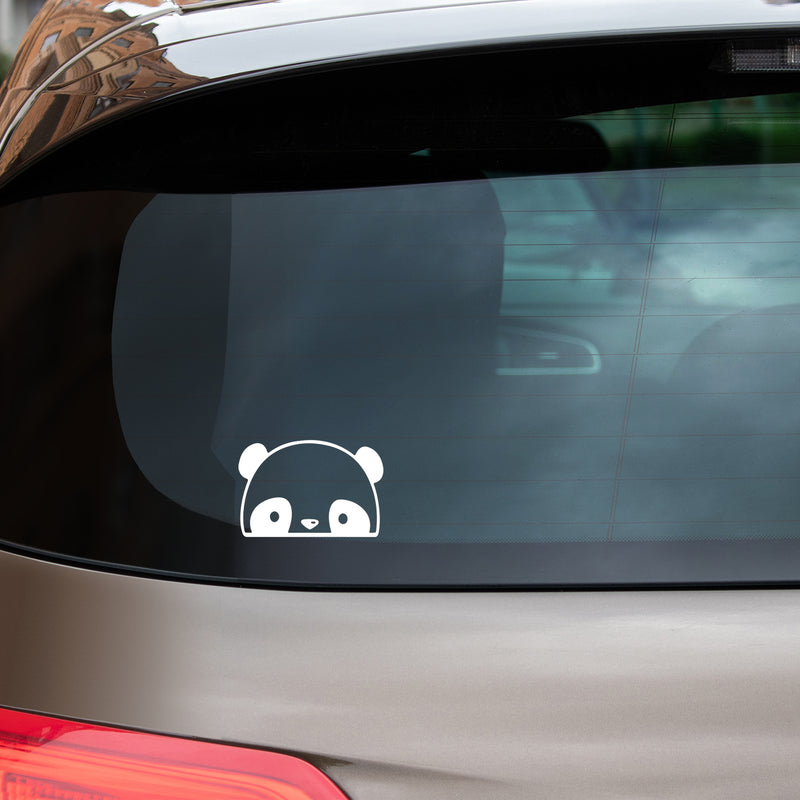 Vinyl Wall Art Decal - Panda - 4" x 6" - Cute Animal Design Quote Bumper Sticker For Car Window Thermos Coffee Mug Luggage Office Notebook Laptop Decor 3