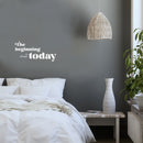Vinyl Wall Art Decal - The Beginning Is Always Today - 12" x 25" - Trendy Motivating Positive Lifestyle Quote Sticker For Home Bedroom Living Room School Office Gym Fitness Decor 3