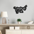 Vinyl Wall Art Decal - Magical As F*ck - Trendy Motivating Positive Lifestyle Quote Sticker For Home Living Room School Classroom Office Gym Fitness Decor 2