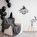 Vinyl Wall Art Decal - I Smell Children! - Trendy Funny Halloween Witch Hat Design Sticker For Home Living Room Windows Doors Storefront Office Coffee Shop Spooky Decor 3