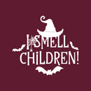 Vinyl Wall Art Decal - I Smell Children! - 18" x 20" - Trendy Funny Halloween Cool Witch Hat Design Sticker For Home Living Room Windows Doors Storefront Office Coffee Shop Spooky Decor 1