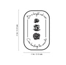 Vinyl Wall Art Decal - Be A Bright Red Rose Come Bursting The Concrete - Inspirational Positive Self Esteem Quote Sticker For Home Office Bedroom Closet Decor 4