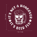 Vinyl Wall Art Decal - It's Not A Hangover It's Wine Flu - 18" x 17" - Sarcastic Funny Adult Joke Quote Sticker For Wine Tasting Room Bar Pub Restaurant Storefront Decor 4