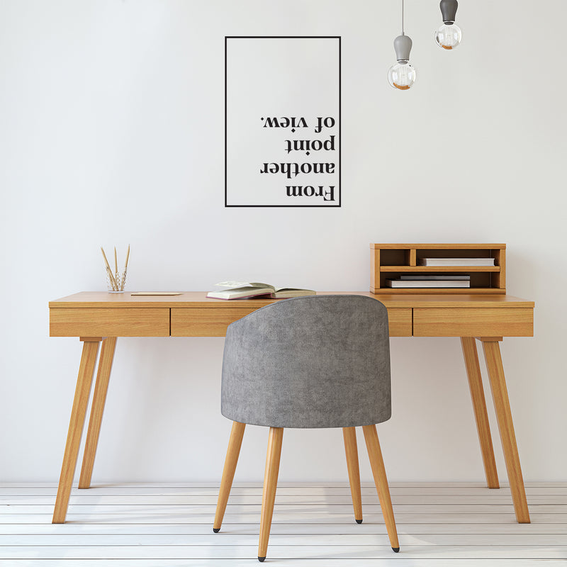 Vinyl Wall Art Decal - From Another Point Of View - - Modern Motivational Goals Quote Sticker For Home School Bedroom Work Office Classroom Decor 2