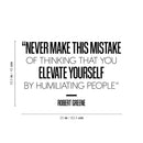 Vinyl Wall Art Decal - Never Make This Mistake - 16.5" x 25" - Modern Inspirational Lovely Positive Quote Sticker For Living Room Playroom Classroom School Office Coffee Shop Decor 4