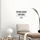 Vinyl Wall Art Decal - Never Make This Mistake - 16.5" x 25" - Modern Inspirational Lovely Positive Quote Sticker For Living Room Playroom Classroom School Office Coffee Shop Decor 3