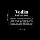 Vinyl Wall Art Decal - Vodka Definition - 15" x 10" - Trendy Sarcastic Funny Adult Joke Quote Sticker For Home Bar Kitchen Wine Cellar Restaurant Decor 4