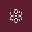 Vinyl Wall Art Decal - Proton Love - 20" x 24" - Modern Motivational Cute Science Quote Sticker For Home Office Nursery Bedroom School Classroom Planet Kids Room Decor 1