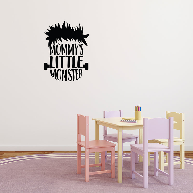 Vinyl Wall Art Decal - Mommy's Little Monster - 19" x 14" - Lovely Funny Quote Sticker For Home Bedroom Kids Room Baby's Nursery Playroom Kindergarten Daycare Decor 3