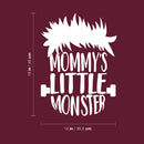 Vinyl Wall Art Decal - Mommy's Little Monster - 19" x 14" - Lovely Funny Quote Sticker For Home Bedroom Kids Room Baby's Nursery Playroom Kindergarten Daycare Decor 4