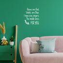 Vinyl Wall Art Decal - Roses Are Red - 17" x 15" - Trendy Positive Sarcastic Adult Joke Quote Sticker For Home Bedroom Living Room Office Coffee Shop Storefront Decor 3