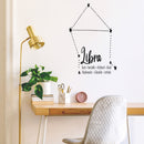 Vinyl Wall Art Decal - Libra - 18" x 15" - Zodiac Constellation Modern Inspirational Astrology Quote Sticker For Home Office Bedroom Closet Mirror Living Room Decor 2