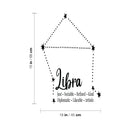 Vinyl Wall Art Decal - Libra - 18" x 15" - Zodiac Constellation Modern Inspirational Astrology Quote Sticker For Home Office Bedroom Closet Mirror Living Room Decor 4