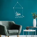 Vinyl Wall Art Decal - Libra - 18" x 15" - Zodiac Constellation Modern Inspirational Astrology Quote Sticker For Home Office Bedroom Closet Mirror Living Room Decor 2