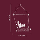 Vinyl Wall Art Decal - Libra - 18" x 15" - Zodiac Constellation Modern Inspirational Astrology Quote Sticker For Home Office Bedroom Closet Mirror Living Room Decor 4