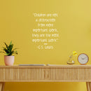 Vinyl Wall Art Decal - Children Are Not A Distraction From More Important Work - Trendy Lovely Quote Sticker For Kids Room Baby's Nursery Playroom Kindergarten Daycare Decor 5