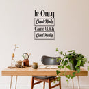Vinyl Wall Art Decal - If Only Closed Minds Came With Closed Mouths - Trendy Sarcastic Adult Joke Quote Sticker For Home Office Bedroom Living Room Decor 2