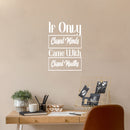 Vinyl Wall Art Decal - If Only Closed Minds Came With Closed Mouths - 25" x 17" - Trendy Sarcastic Adult Joke Quote Sticker For Home Office Bedroom Living Room Decor 2