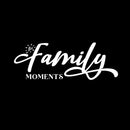 Vinyl Wall Art Decal - Family Moments - 7" x 16" - Inspirational Couples Love Heart Shape Design Sticker For Bedroom Closet Mirror Glass Living Room Entryway Door Decor 4