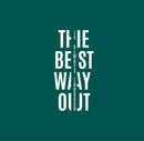 Vinyl Wall Art Decal - The Best Way Out Is Always Through - 26" x 13" - Trendy Motivating Positive Healthy Quote Sticker For Workout Room Yoga CrossFit Center Gym Fitness Lifestyle Decor 1