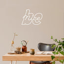 Vinyl Wall Art Decal - Be Nice - 17" x 23" - Trendy Positive Lovely Kindness Quote Sticker For Home Kids Bedroom Room Playroom Family Room School Classroom Office Decor 2
