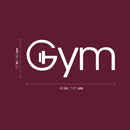 Vinyl Wall Art Decal - Gym - 17" x 40" - Trendy Motivational Positive Healthy Quote Sticker For Home Workout Room Yoga CrossFit Center Office Fitness Lifestyle Decor 4